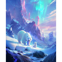 Алмазна мозаїка Полярні ведмеді 30*40см Dreamtoys (S20270)