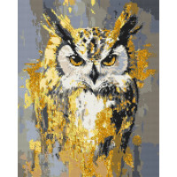 Алмазна мозаїка Золота сова 40x50 см Оригамі (OD3528)
