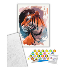 Картина за номерами Тигр 30х40 см Art Craft (11669-NN)