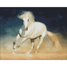 Алмазная мозаика Белая грация 40х50 Идейка (AMO7139)