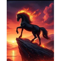Алмазна мозаїка Вогняна грива 40*50см Dreamtoys (S40126)