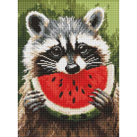 Алмазна мозаїка Соковитий кавун art_selena_ua 30х40 Ідейка (AMO8273)
