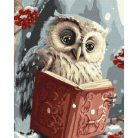 Картина за номерами Розумна сова 40х50 Идейка (KHO6557)