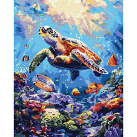 Картина за номерами Морський спокій art_selena_ua 40х50 Ідейка (KHO6660)