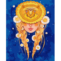 Картина по номерам Лев ©lesya_nedzelska_art 40х50 Идейка (KHO2599)