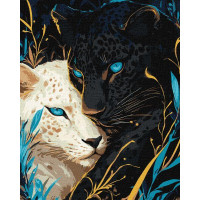 Картина за номерами Інь Ян з фарбами металік extra art_selena_ua 40х50 Ідейка (KHO6729)