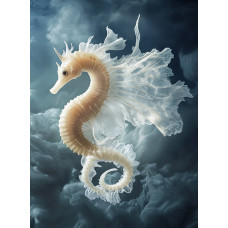 Алмазна мозаїка Морський коник 30*40см Dreamtoys (S20126)