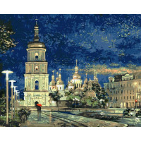 Картина за номерами Софійська площа ©Сергій Брандт 40х50 Ідейка (KHO3634)