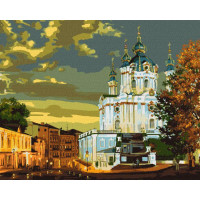 Картина за номерами Андріївський узвіз ©Сергій Брандт 40х50 Ідейка (KHO3636)