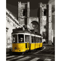 Набір картина за номерами Жовтий трамвай 40*50 см. SANTI (953999)
