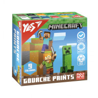 Краски гуашевые Yes Minecraft 9 цветов 20 мл (230406)