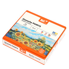 Фарби гуашеві Yes Orange Line 16 кольорів по 20 мл (230433)