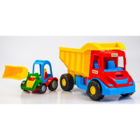 Грузовик Multi truck с трактором Wader (39219)