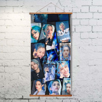 Интерьерная картина k-pop Феликс Стрей Кидс к-поп Орігамі 40*80 см (OT1007)