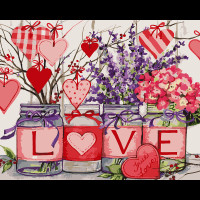 Картина по номерам Love 40x50см Santi (954467)