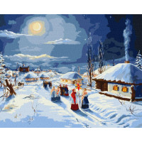 Картина за номерами патріотична Різдвяні колядки ©ArtAlekhina Ідейка 40х50 (KHO4959)