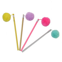 Карандаш чернографитный YES Pompon c подвеской круглый c ластиком (280537)