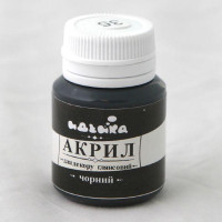 Акрил для декора - Черный
