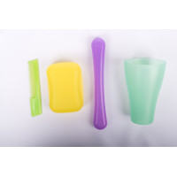 Дорожный туристический набор 4 предмета)