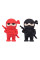 Ластик фигурный YES Ninja 2 цв./уп. (560526)