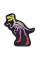 Ластик фігурний YES Dino 2 кол./уп. (560524)