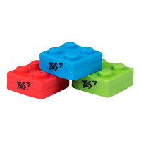 Ластик фигурный YES Blocks 3 цв./уп. (560527)
