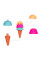 Ластик YES Candy pop набор 4шт (560544)