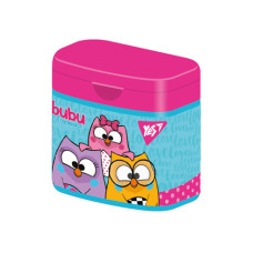 Точилка YES двойная с крышкой Bubu (620485)