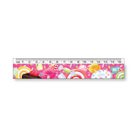Линейка YES 15 см Sweet cream (370606)