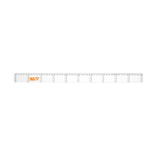 Лінійка Yes Orange Line 50 см прозора (370735)