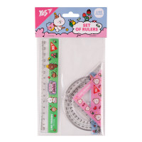Набор линеек (3 предмета) Line friends линейка 15 см YES (370676)