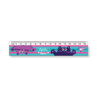 Линейка YES 15 см Kittycon (370594)