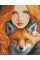 Алмазна мозаїка Вогняна лисиця art_selena_ua 40х50 Ідейка (AMO7779)
