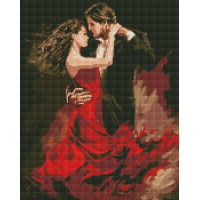 Алмазна мозаїка Танго кохання art_selena_ua 40х50 Ідейка (AMO7802)