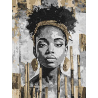 Картина за номерами Екзотичний монохром art_selena_ua 30х40 Ідейка (KHO8566)