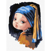 Картина за номерами Чарівний образ 30х40 Ідейка (KHO4872)