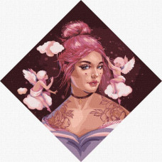 Картина по номерам Маленькие Купидончики ©lesya_nedzelska_art Идейка 40х40 (KHO4997)