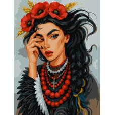 Картина за номерами Крилата art_selena_ua 30х40 Ідейка (KHO8656)