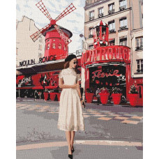 Картина по номерам Moulin Rouge Идейка 40х50 (KHO4657)