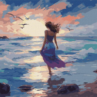 Картина за номерами - Прекрасна стихія ©art_selena_ua 40x40 (KHO8418)