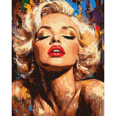 Картина за номерами Яскрава Монро art_selena_ua 40х50 Ідейка (KHO8562)