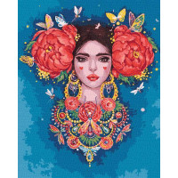 Картина по номерам Очаровательная красота ©lesya_nedzelska_art Идейка 40х50 (KHO4961)