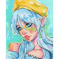 Картина по номерам Голубоглазая модница nila_art_art 40х50 Идейка (KHO2547)