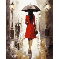Картина за номерами Дощовитий день art_selena_ua Ідейка (KHO8402)