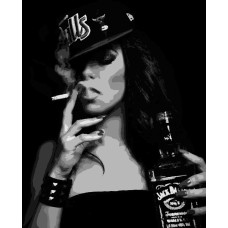Картини за номерами "Вечірка з Jack Daniels" 50*60 см (PNХ0419)
