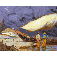 Картина за номерами Рибалки ©tolstukhin artem Ідейка 40х50 (KHO2611)