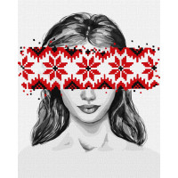 Картина за номерами Патріотичний український оберіг вишиванки ©alina.slobodian.art 40х50 Ідейка (KHO2561)