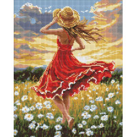 Алмазна мозаїка Танець в полі art_selena_ua 40х50 Ідейка (AMO8250)