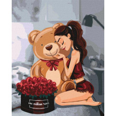 Картина по номерам One million roses 40х50 Идейка (KHO4606)