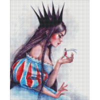 Алмазная мозаика Опасная красота ©lesya_nedzelska_art Идейка 40х50 (AMO7418)